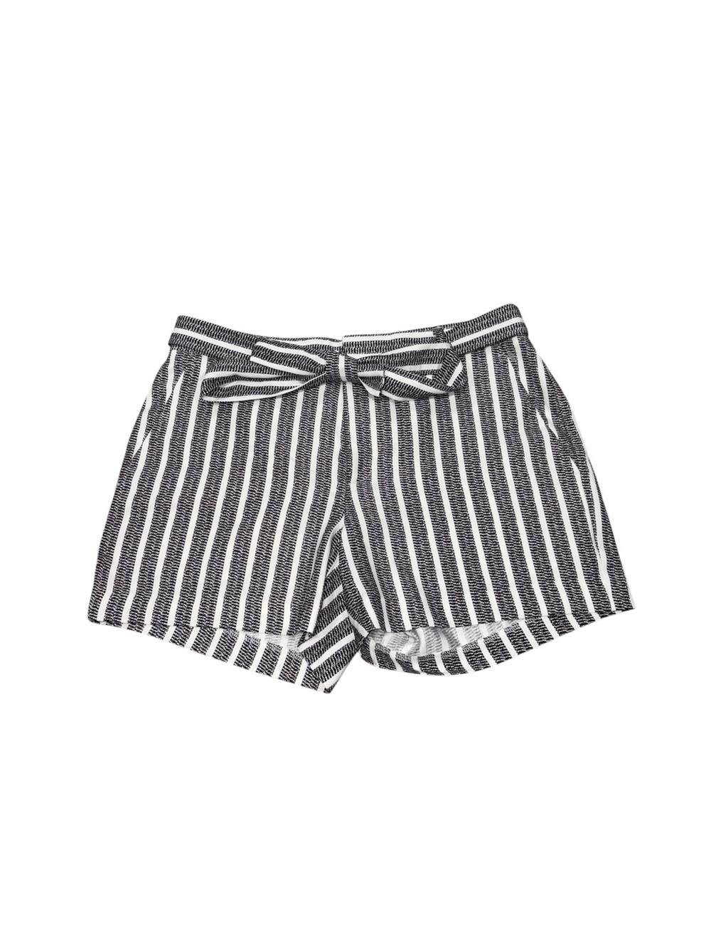 320. Banana Republic NWOT Women’s Black and White Stripe High-Waist Shorts
